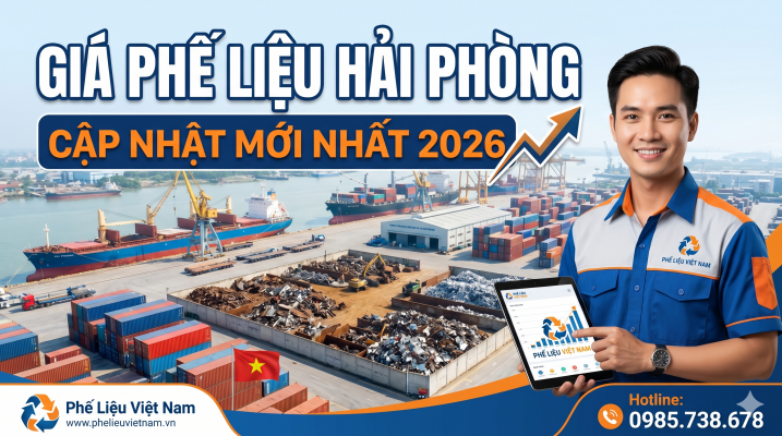 GIÁ PHẾ LIỆU HẢI PHÒNG HÔM NAY BAO NHIÊU? CẬP NHẬT MỚI NHẤT 2026