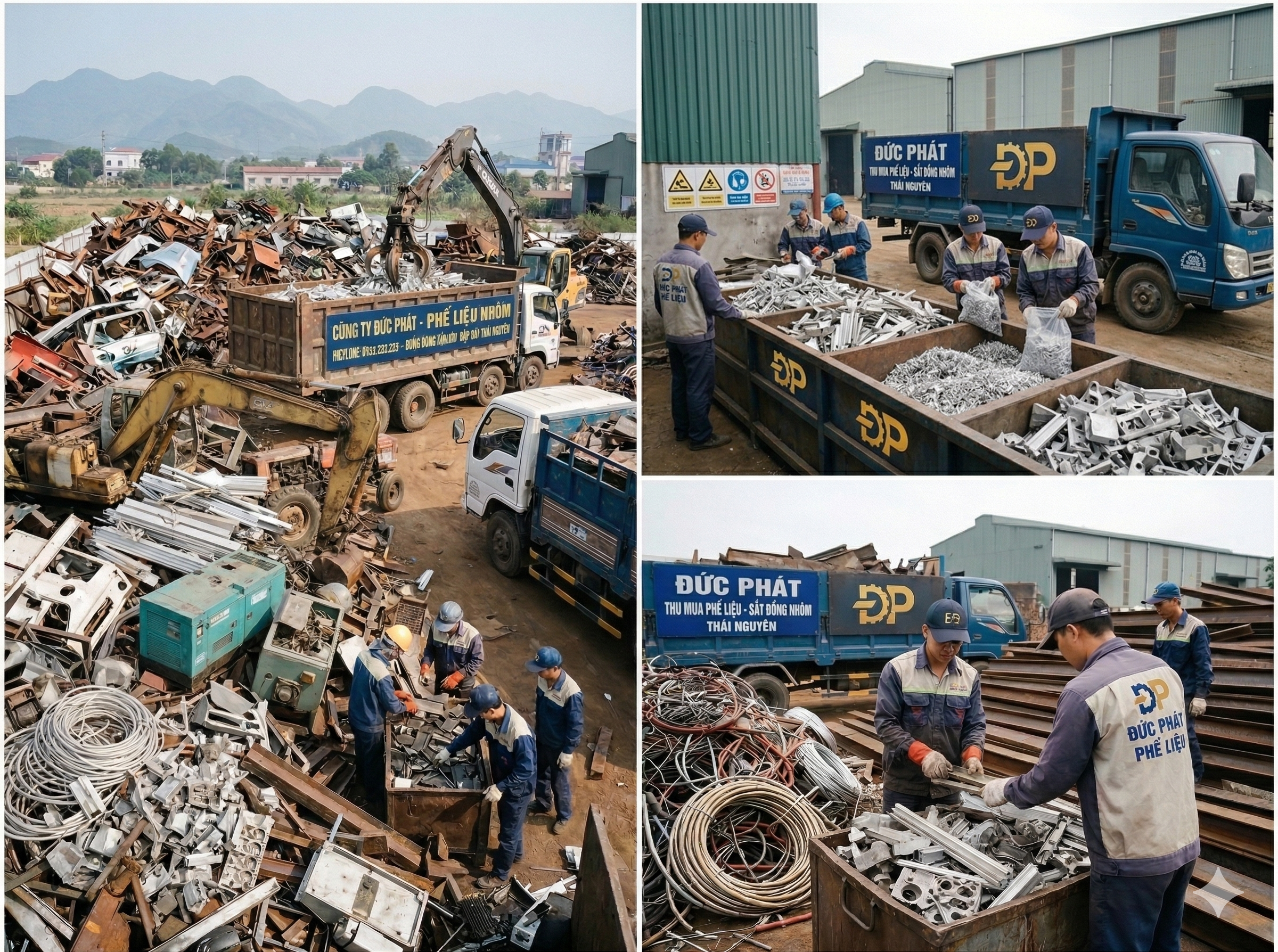 Thu Gom Phế Liệu Nhôm Thái Nguyên Số Lượng Lớn