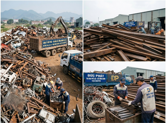 Thu Mua Phế Liệu Sắt Thái Nguyên Giá Cao