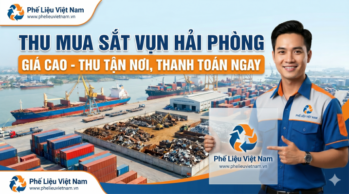 thu mua sắt vụn Hải Phòng giá cao tận nơi