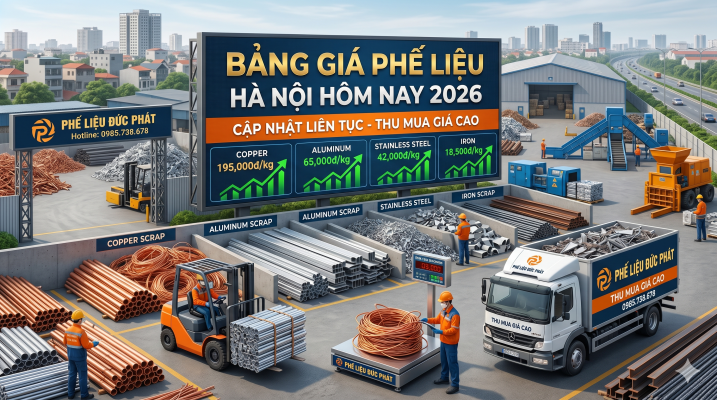 Bảng Giá Phế Liệu Hà Nội Hôm Nay Mới Nhất 2026