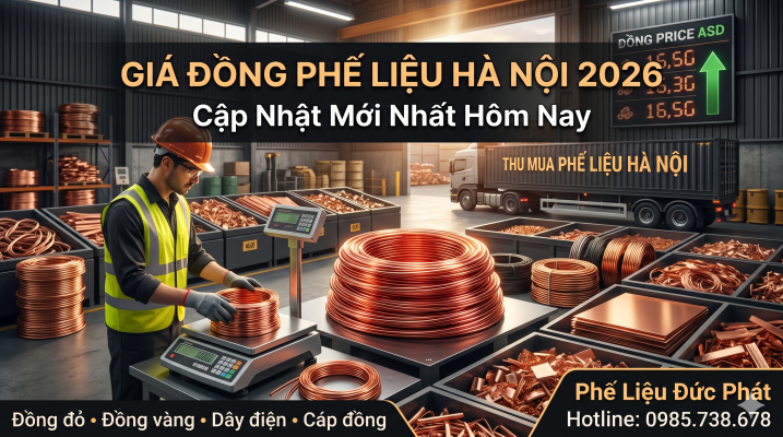 Giá đồng phế liệu Hà Nội hôm nay cập nhật mới nhất 2026