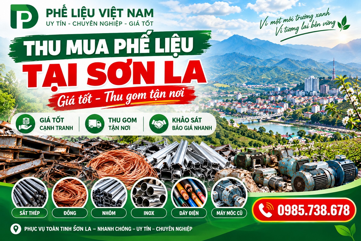 Thu mua phế liệu tại Sơn La